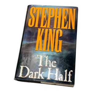 The Dark Half Hardcover Blue Stephen‎ King First Edition Viking 1989